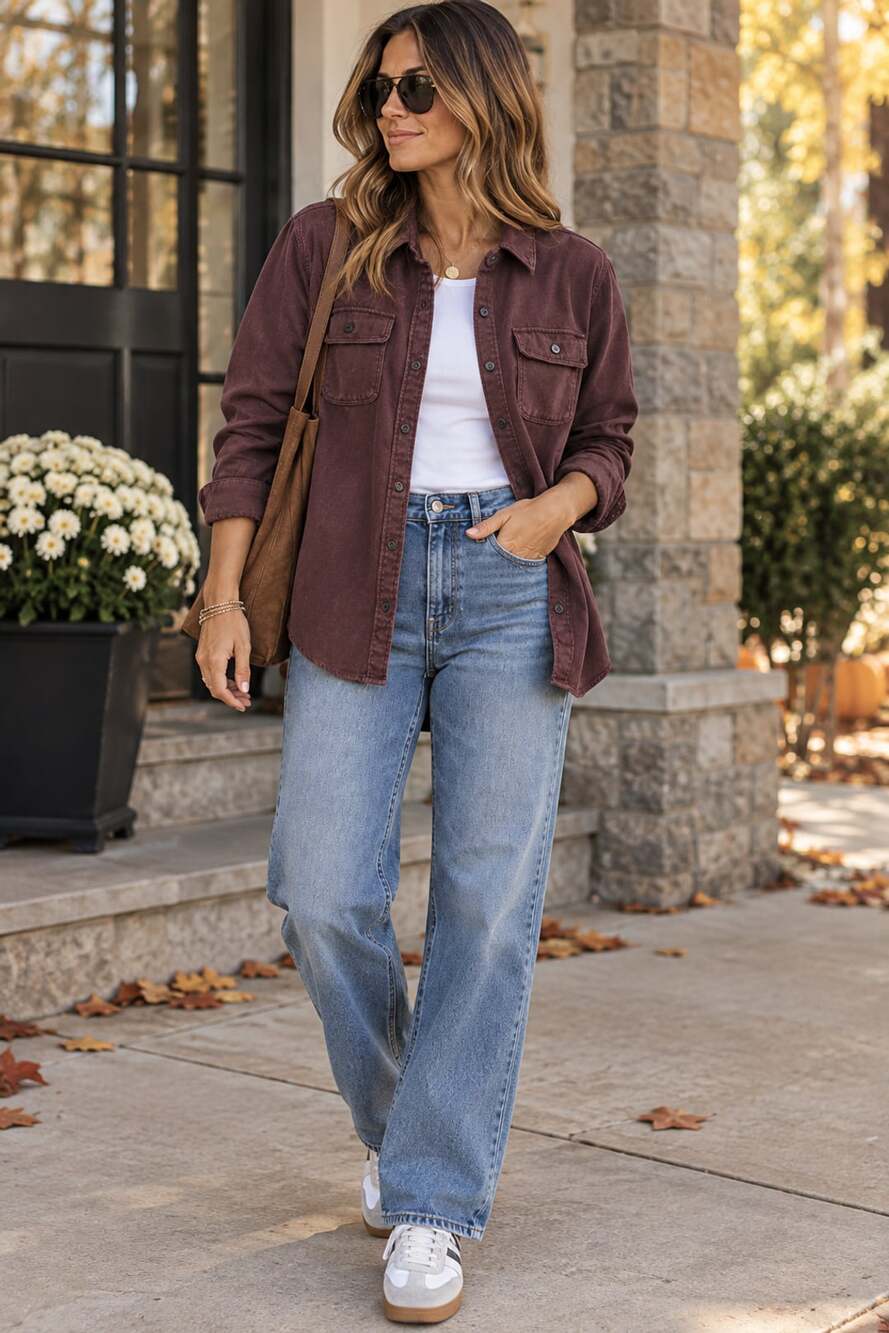 Patagonia Woman’s Heavyweight Fjord Flannel Burgundy Button Up Shirt Size L